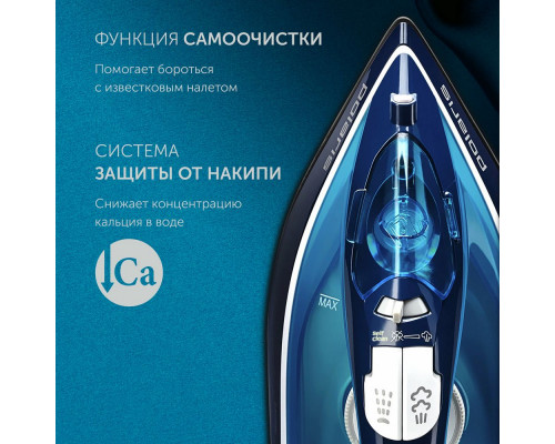 Утюг Polaris PIR 2444K Cord[LESS] синий/белый