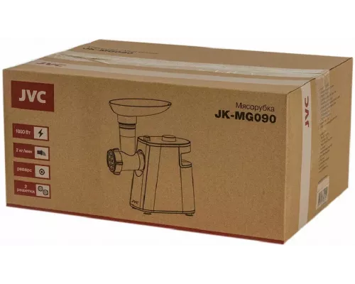 Мясорубка JVC JK-MG090 черный/серебристый