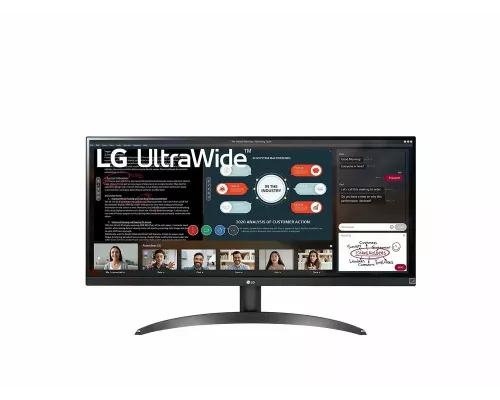 Монитор 29" LG UltraWide 29WP500-B черный IPS LED 21:9 (Ultrawide) HDMI матовая 250cd 178гр/178гр 2560x1080 FHD 5.2кг