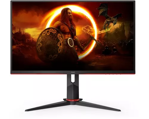 Монитор AOC 27" Q27G2U черный/красный VA LED 1ms 16:9 HDMI матовая HAS Piv 3000:1 250cd 178гр/178гр 2560x1440 DP 2K USB 4.43кг