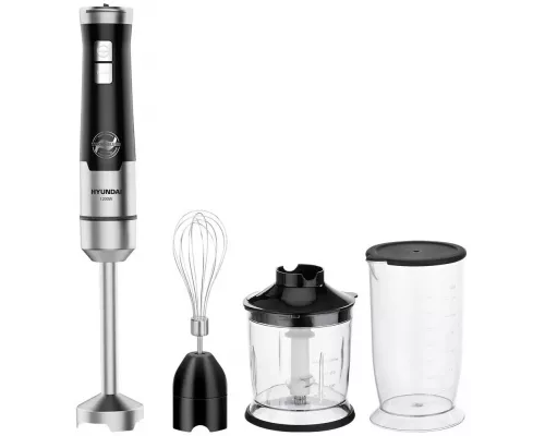 Блендер Hyundai HYB-H4935 1200Вт черный/серебристый