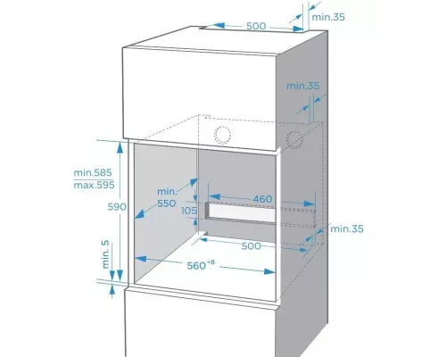 Духовой шкаф Weissgauff EOM 751 PDB Black Edition