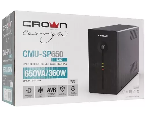 ИБП CROWN CMU-SP650COMBO