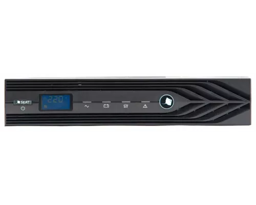 ИБП SKAT-UPS 1000 RACK + 2x9Ah UPS 900 W, On-Line, sine, built-in rechargeable batteries 2 pcs x 9Ah