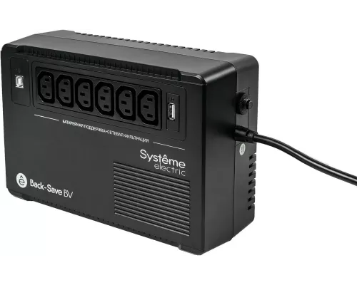 ИБП Systeme Electriс Back-Save, 800VA/480W, 230V, Line-Interactive, AVR, 6xC13 Outlets, USB charge(type A), USB