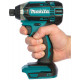 Дрель-шуруповерт Makita DTD152Z {18В,Li-ion,0-3500об\м,6-ти гр1\4",1.3кг,кор,165Нм,М5-16,б\ак,з\у,совм с 4Ач Li-ion}