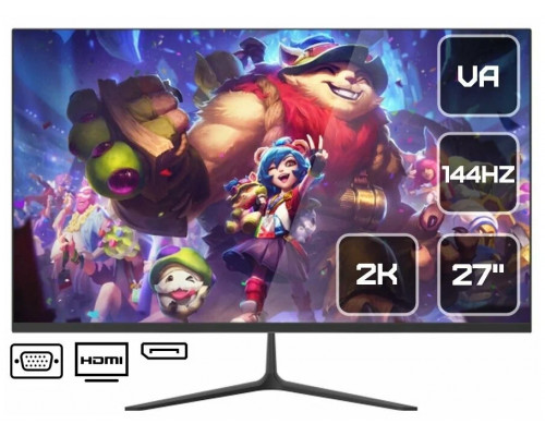 Монитор 27"; Lime G270L Black (IPS, 2560x1440, HDMI+DP+Type C+USB In/2xOut+Audio out +DC, 1 ms, 178°/178°, 350 cd/m, 1000:1 (100M:1), 165Hz, Pivot, Flat)