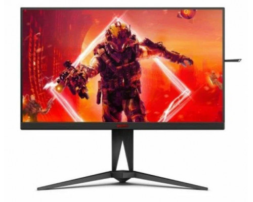 Монитор AOC 27" AG275QXN черный/красный VA LED 1ms 16:9 HDMI матовая HAS Pivot 1000:1 400cd 178гр/178гр 2560x1440 DisplayPort WQHD USB 2.1кг