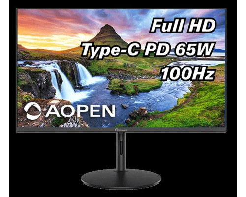 Монитор Aopen 27" 27SH2Ebmihux черный IPS LED 1ms 16:9 HDMI M/M матовая HAS 1000:1 250cd 178гр/178гр 1920x1080 100Hz USB 2.1кг