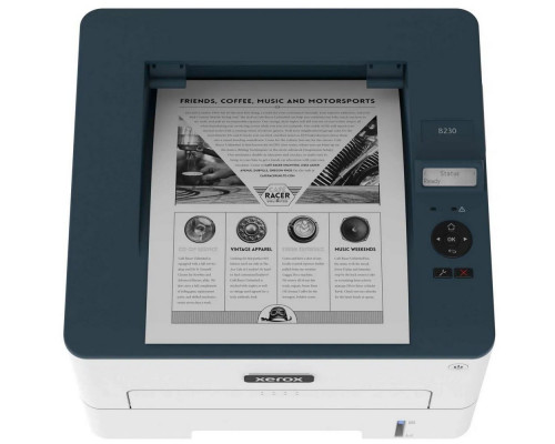 Принтер лазерный Xerox B230 Up To 34 ppm, A4, USB/Ethernet And Wireless, 250-Sheet Tray, Automatic 2-Sided Printing, 220V