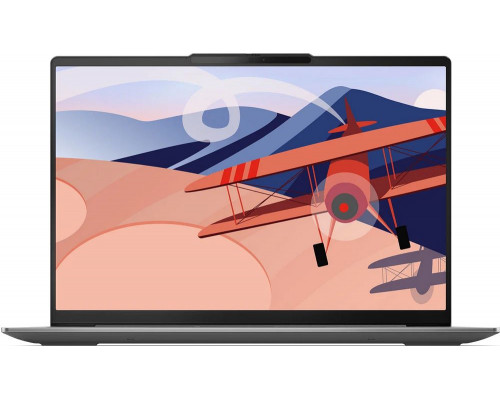 Ноутбук Lenovo Yoga Slim 6 14APU8 14"(2240x1400 IPS)/AMD Ryzen 5 7540U(3.2Ghz)/16384Mb/512SSDGb/noDVD/Int:AMD Radeon 740M/Cam/BT/WiFi/65WHr/war 1y/1.35kg/storm grey/Win11Home + 65W, RU kbd