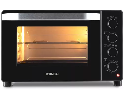 Мини-печь Hyundai MIO-HY081 серебристый/черный