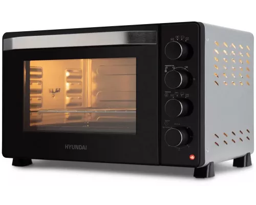 Мини-печь Hyundai MIO-HY081 серебристый/черный