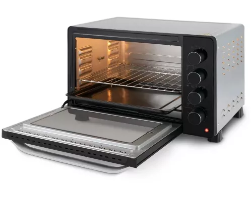 Мини-печь Hyundai MIO-HY081 серебристый/черный