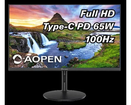 Монитор Aopen 27" 27SH2Ebmihux черный IPS LED 1ms 16:9 HDMI M/M матовая HAS 1000:1 250cd 178гр/178гр 1920x1080 100Hz USB 2.1кг