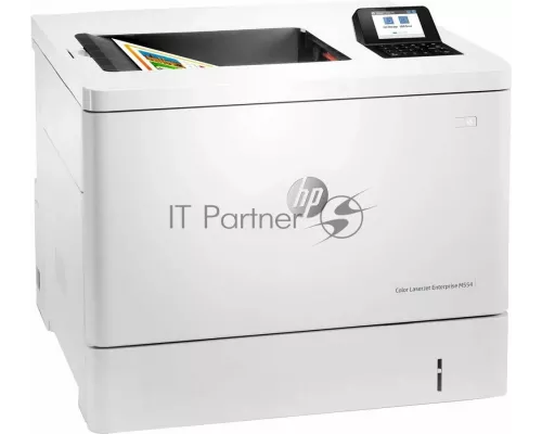 Принтер лазерный HP Color LaserJet Enterprise M554dn, (цветной, A4, 1200dpi, 33ppm, 1Gb+4Gb eMMC, Duplex, Lan, USB)