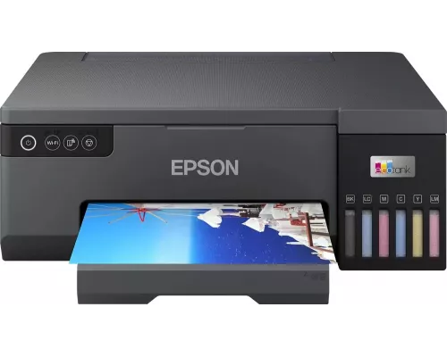 Принтер струйный Epson L8050 (C11CK37405), (A4, 6 цветов, 22 стр/мин, 5760x1440 dpi, USB, WiFi)