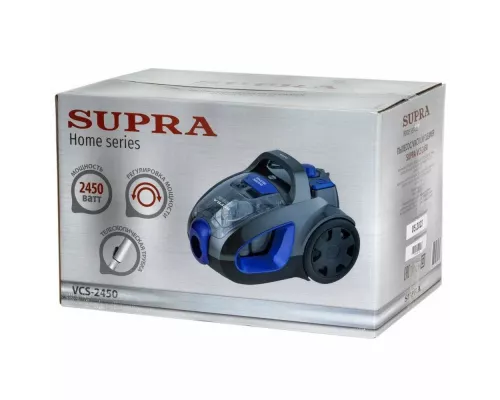 Пылесос Supra VCS-2450 синий/черный