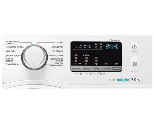 Стиральная машина Samsung WW60J4210JWOLD белый