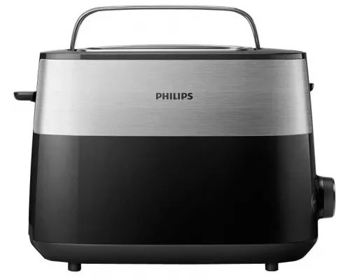 Тостер Philips HD2516 830Вт черный/стальной
