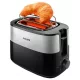 Тостер Philips HD2516 830Вт черный/стальной