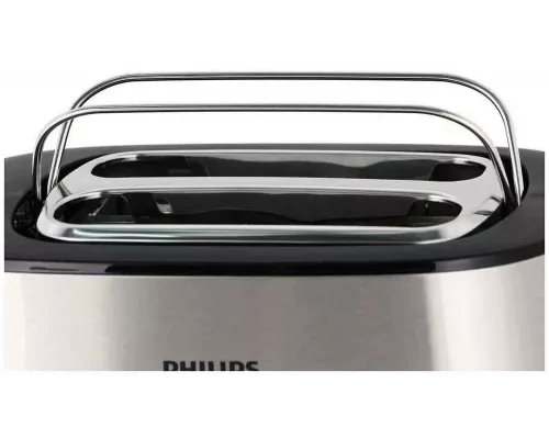 Тостер Philips HD2516 830Вт черный/стальной