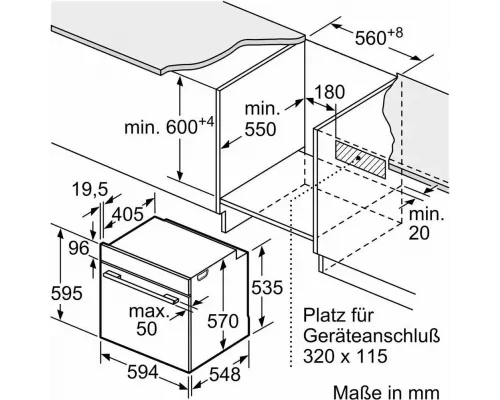 Духовой шкаф Bosch HBA533BW1