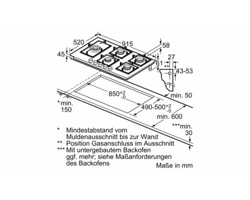 Варочная поверхность Bosch PPS9A6B90 черный