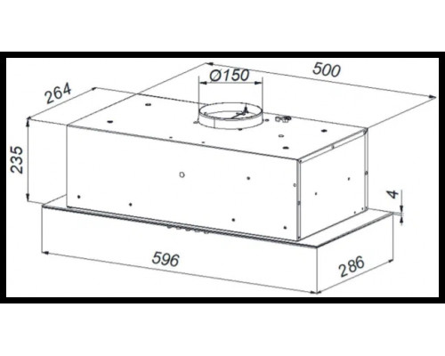 Вытяжка Weissgauff Aura 900 WH