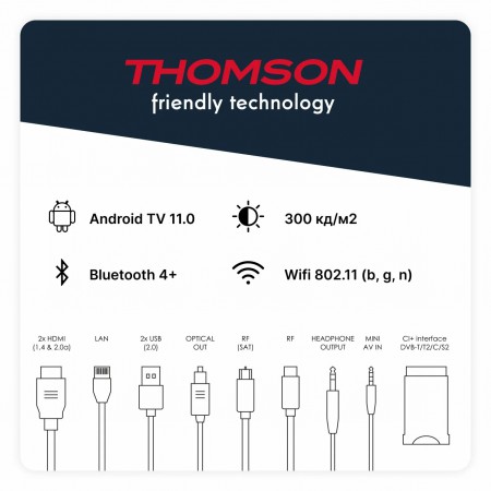 Телевизор LED THOMSON T43FSL6060 FHD Smart