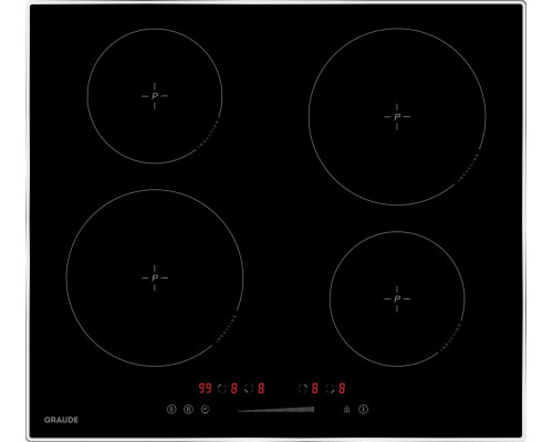 Варочная поверхность Graude IK 60.1 E черный/стальной