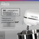 Миксер планетарный OASIS MP-120W белый