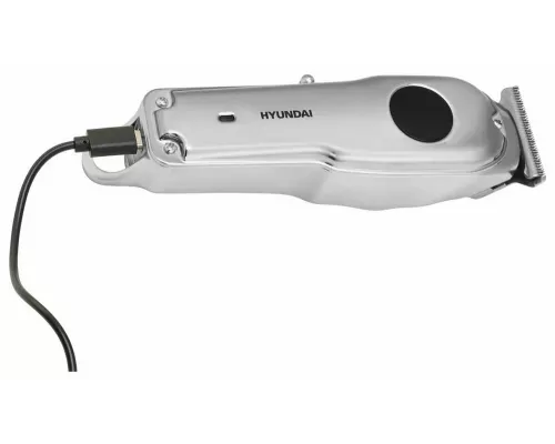 Машинка для стрижки волос Hyundai H-HC7111 серебристый/черный