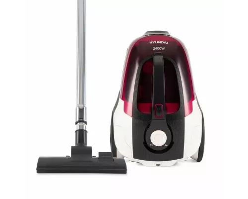 Пылесос Hyundai HYV-C3370 белый/красный