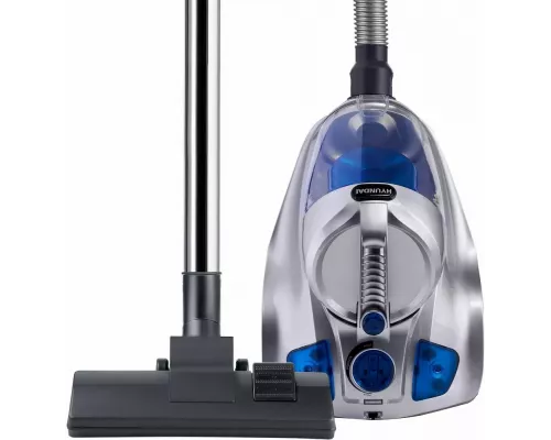 Пылесос Hyundai HYV-C4575 серебристый/синий