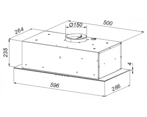 Вытяжка Weissgauff Aura 900 WH